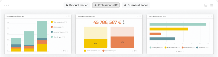 Extrait d'un dashboard Toucan Toco